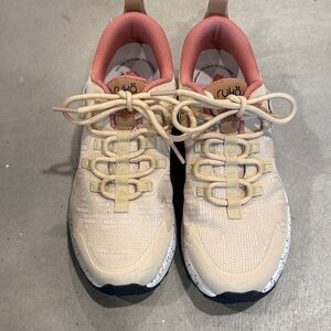 RYKA Beige and Pink Sneakers